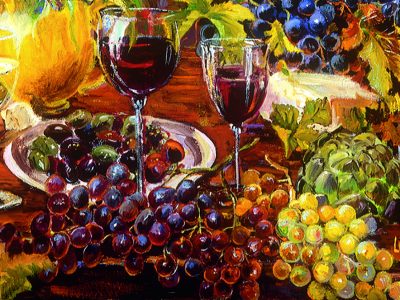 GRAPE,GLASS detail
